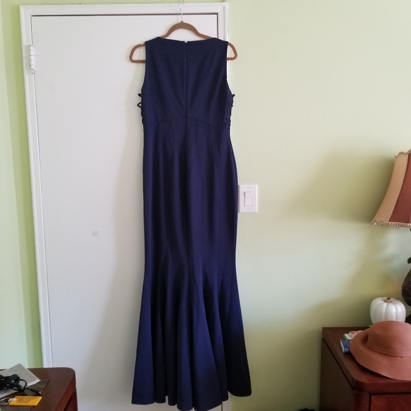 Zac Zac Posen Women's Ronnie Mermaid Gown Size 12 - Picture 6 of 14